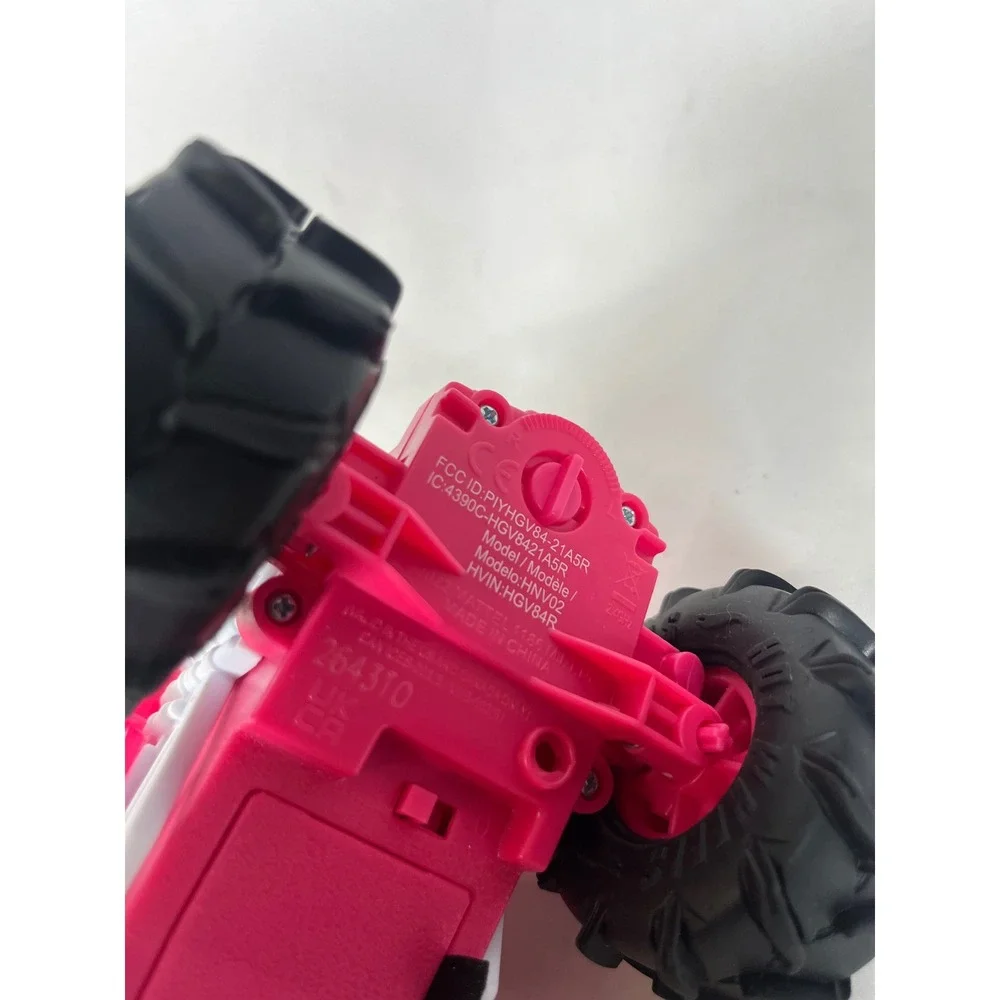Hot Wheels Barbie Monster Truck RC Vehicle Pink White HNV02 HGV84R No‎ Remote